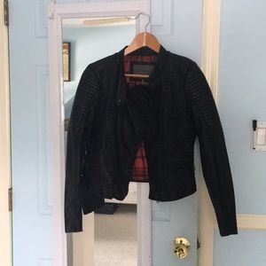Ci Sono Faux Leather Jacket